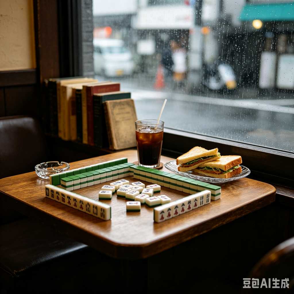 simple text mahjong tiles